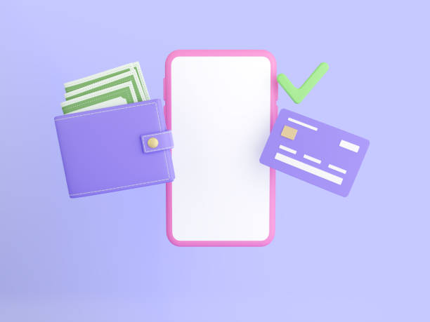 istock Mobile online payment approved, mobile bank 1367698597