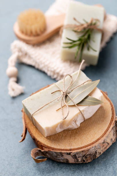 istock Handmade natural soap with herbal. 1367703901