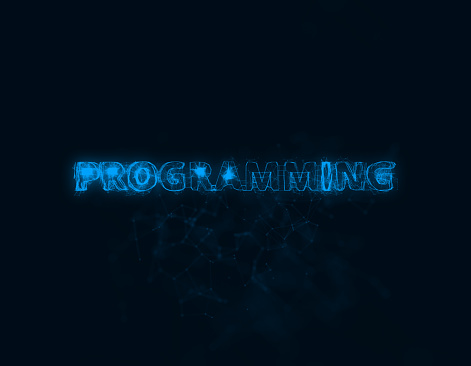 Programming Title With Plexus Effect Connected Lines With Dots Lines ...