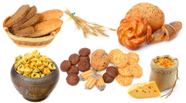 istock various bakery products and cookies isolated on a white background. Collage. 1367706408