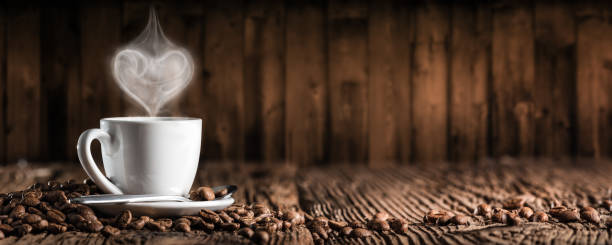 istock Espresso With Heart Shaped Steam 1367715281