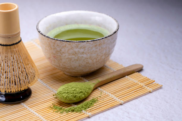 istock Matcha tea. Traditional Japanese drink. 1367720778