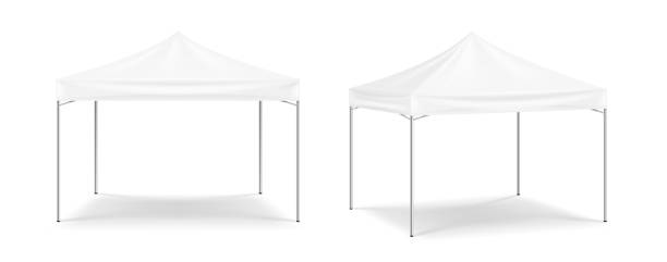 istock 3d mock up realistic tent kiosk booth pop for sale marketing promotion on white background isolated 1367723151