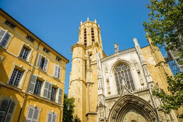 Aix Cathedral in Aix-en-Provence in southern France, a Roman Catholic church