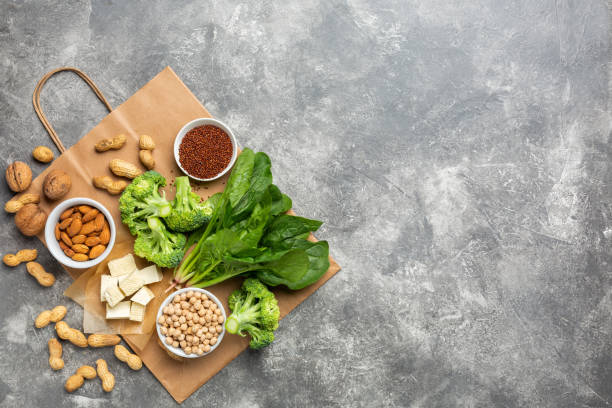 istock Purchase healthy clean food for vegetarians. 1367726346