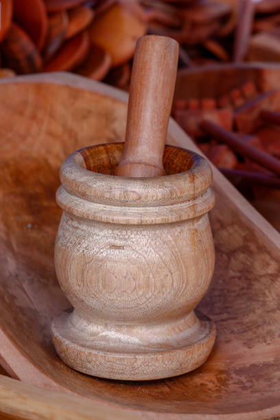 istock Wooden pestle in reddish tint 1367727630