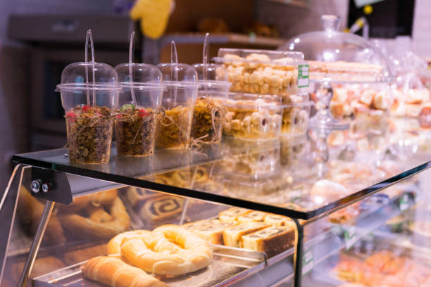istock Delicious and freshly baked pastry in a modern bakery 1367729479