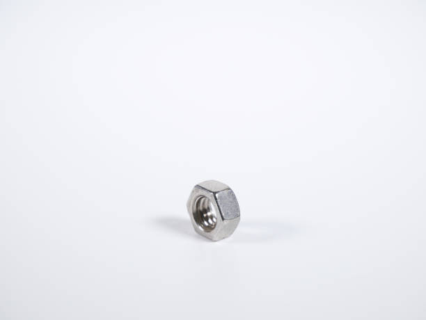 istock Small hex nut, close up photo 1367754132