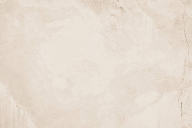 istock Cream concreted wall for interiors or outdoor exposed surface polished concrete. Cement have sand and stone of tone vintage, natural patterns old antique, design art work floor texture background. 1367761888