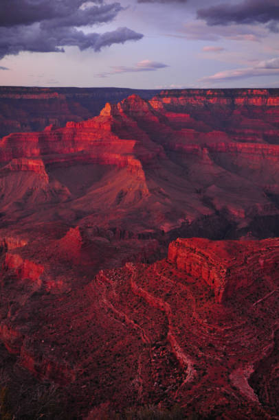 istock Crimson twilight on the Grand Canyon 1367766929