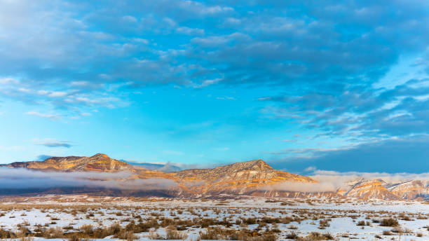 istock Bookcliff Mountain Range Western Colorado Outdoors Horizon Scenery Variety Dynamic Locations in Winter Photo Series 1367768528