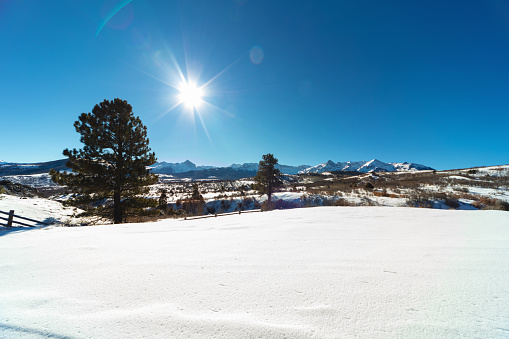 Dynamic Locations in Winter in Western Colorado Outdoors Horizon Scenery Variety with Vibrant Blue Skies and Beautiful Cloudscapes (Shot with Canon 5DS 50.6mp photos professionally retouched - Lightroom / Photoshop - original size 5792 x 8688 and Mavic Air II Drone original size 4887 x 8668 downsampled as needed for clarity and select focus used for dramatic effect)