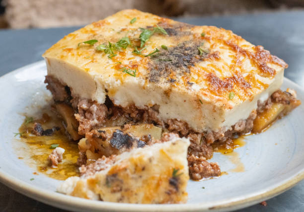 200+ Greek Lamb Moussaka Stock Photos, Pictures & Royalty-Free Images