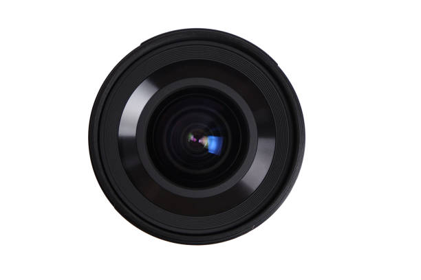 istock Close up lens on a white background. 1367778522