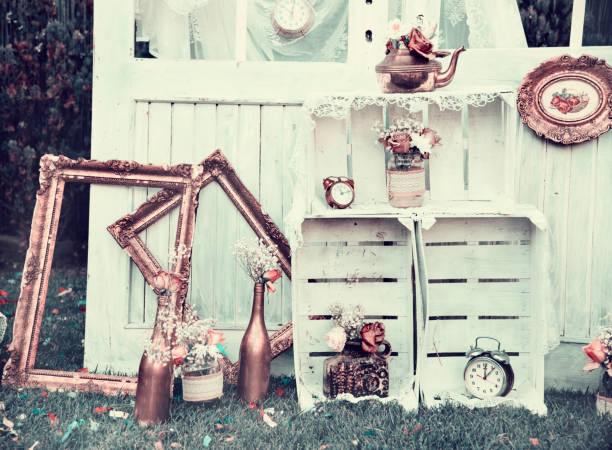 istock Vintage wedding decoration 1367780718