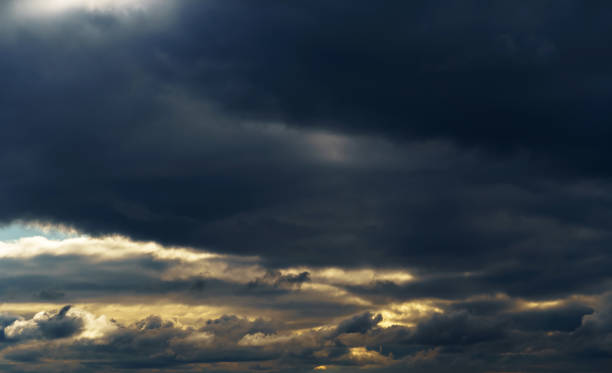 istock beautiful dark dramatic sky with stormy clouds before the rain or snow 1367783498
