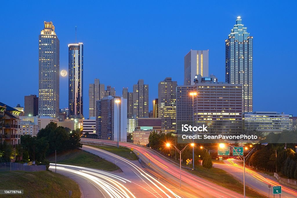 Skyline di Atlanta - Foto stock royalty-free di Centro della città