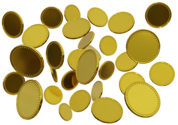 istock blank gold coins isolated on white 1367791254