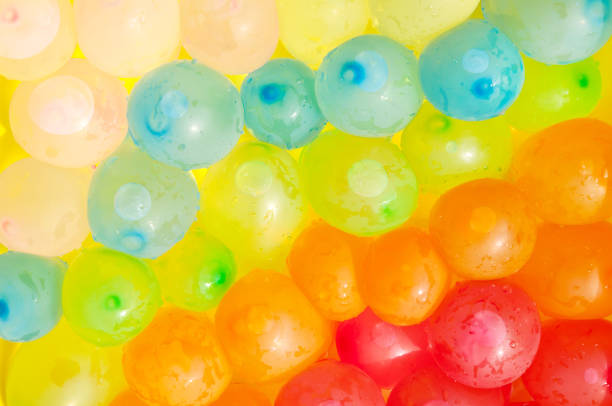 istock Background of colored balls filled with water. 1367792951