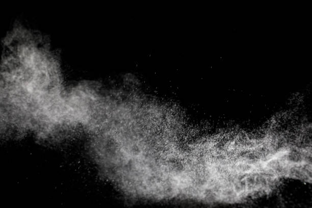 istock Abstract splashes of water on black background. 1367795065