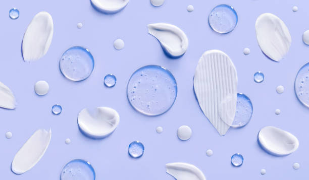 istock cosmetic smears cream texture on pastel background 1367796255