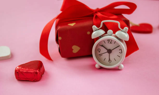istock valentine's day concept on pink background. Love, gifts. 1367799151