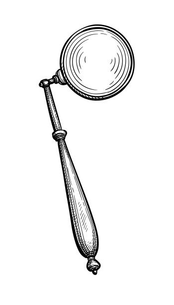 illustrations, cliparts, dessins animés et icônes de quizzing croquis à l’encre de verre. - dandy