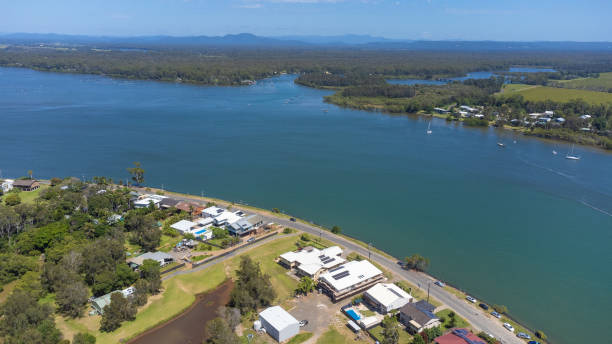 istock Hastings River Aerial at Port Macquarie 1367807973