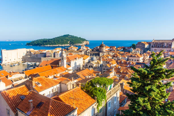 istock Dubrovnik from above, Croatia 1367809396