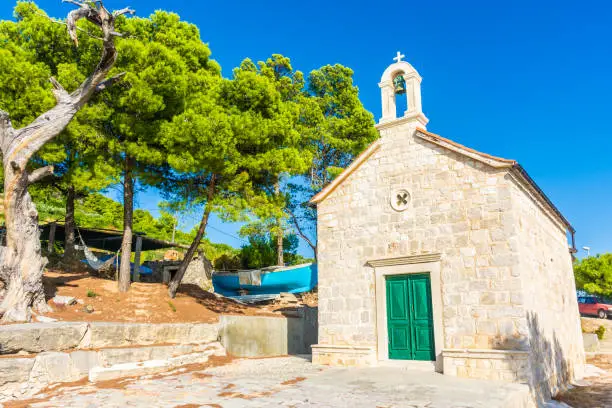 Photo of Beautiful beach in the island of Hvar, Croatia