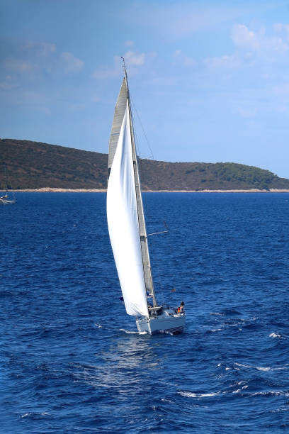 istock Sailing Boat and Adriatic Sea 1367810741
