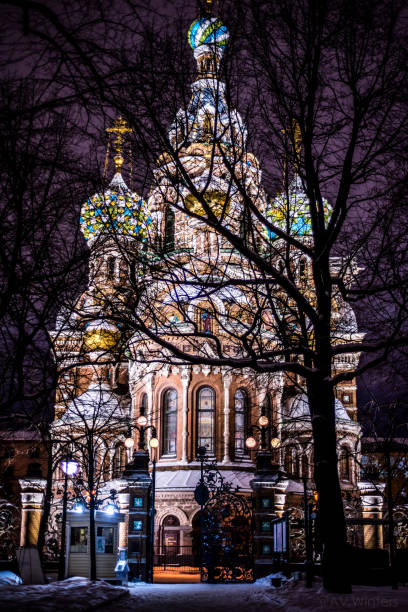 Russia, Saint Petersburg - March 2, 2025: Cathedral of the Vladimir Icon of the Mother of God