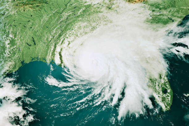 istock Hurricane Sally 2020 Topographic Map 3D Render Color 1367813693
