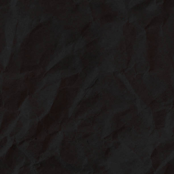 istock Craft aged old black crumpled paper seamless pattern 1367817305