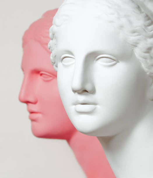 istock White and pink colored Greek Goddesses 1367822682