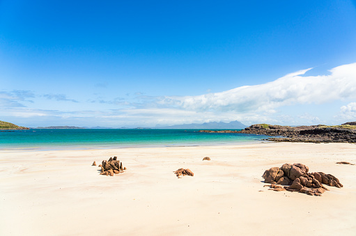 The beach at Mellon Udrigle in Wester Ross, north west Scotland.