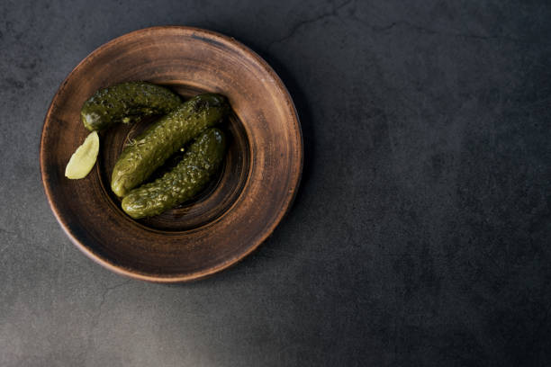 istock Cucumbers gherkins in a plate 1367826153