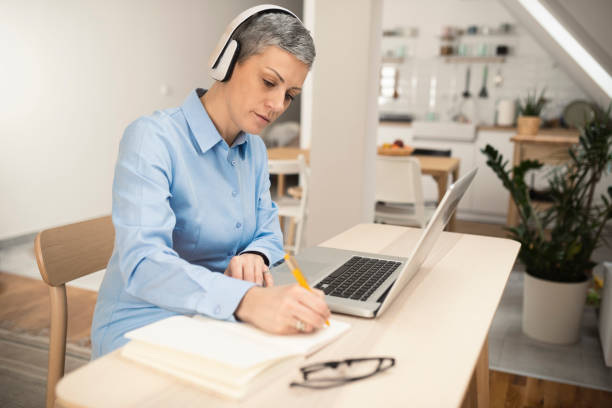 istock Businesswoman planning her work from home 1367826799