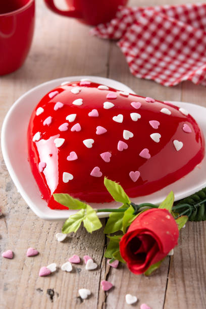istock Heart shaped cake for Valentine's Day or mother's day 1367830762