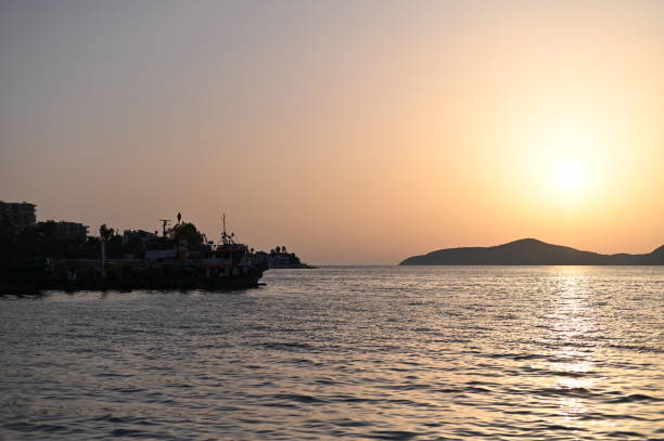 istock Aegean Sea sunset Scenery 1367832956