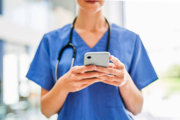istock Shot of an unrecognizable doctor using a phone at work 1367834836