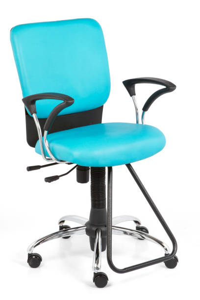istock leather office chair isolated on white background 1367835564