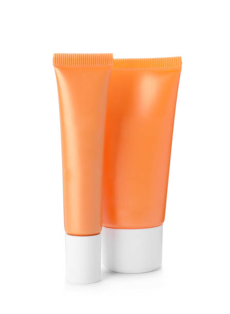 istock Set of luxury cosmetic products on white background 1367840912