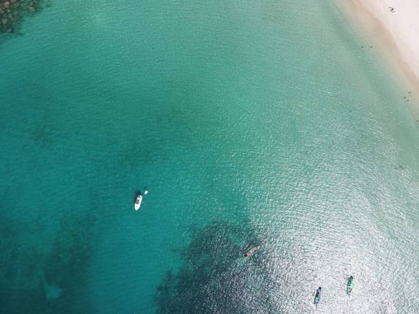 istock Aerial view above sea water 1367841130
