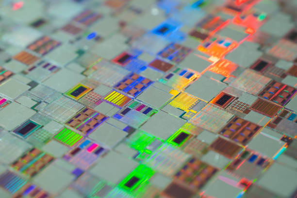 istock Silicon wafer for manufacturing semiconductor of integrated circuit. 1367842817
