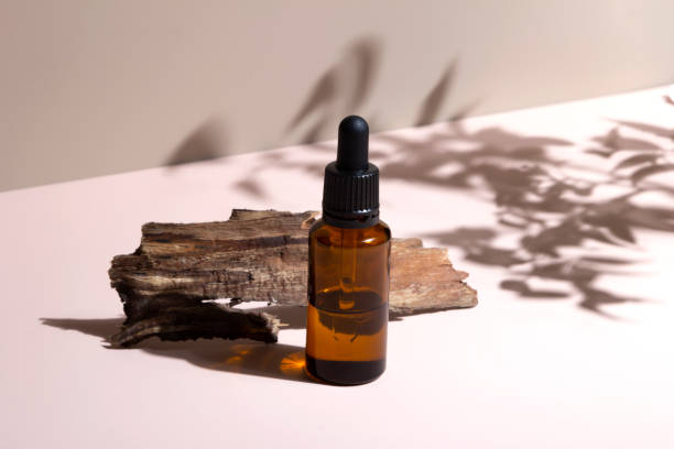 istock Natural organic cosmetic packaging for oil, eco friendly concept. 1367844695