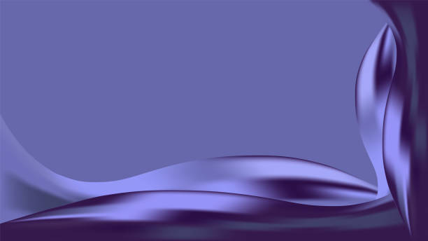 istock Abstract modern Very Peri background with fluid dark purple waves. Luxury backdrop. Geometric art digital screens. Vector. Copy space. Trendy color poster, banner. Futuristic wallpaper. Magical world 1367848763