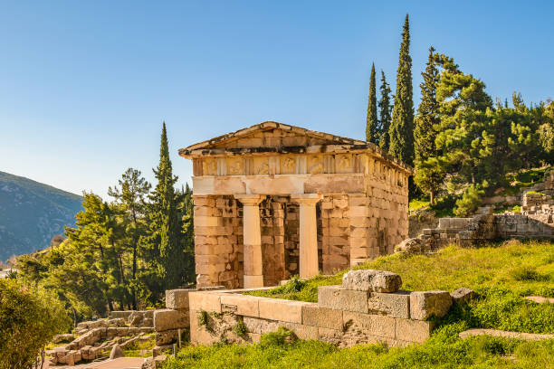 istock Athenians Treasury Building, Phocis, Greece 1367850124