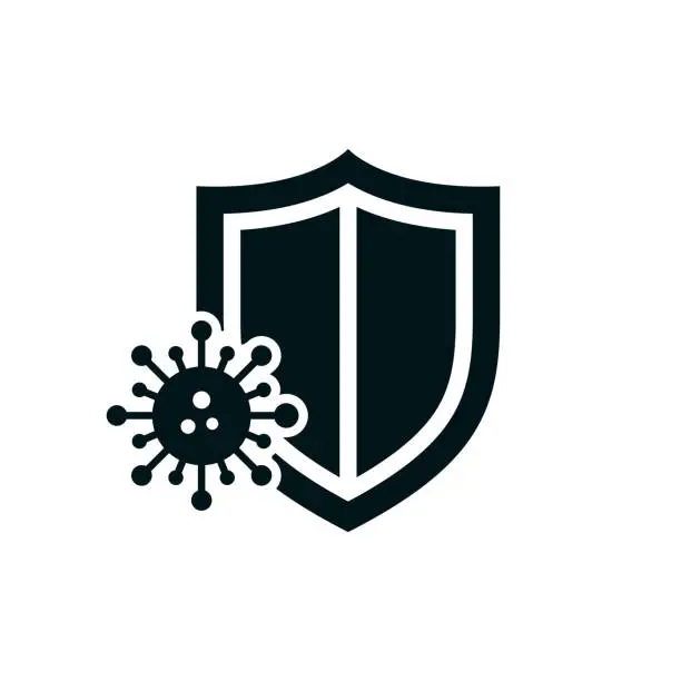 Vector illustration of Allergy and Immunology Solid Icon