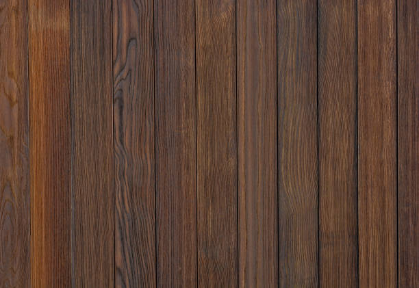 istock Dark brown wood texture. Wooden panels. Copy space for text 1367862047